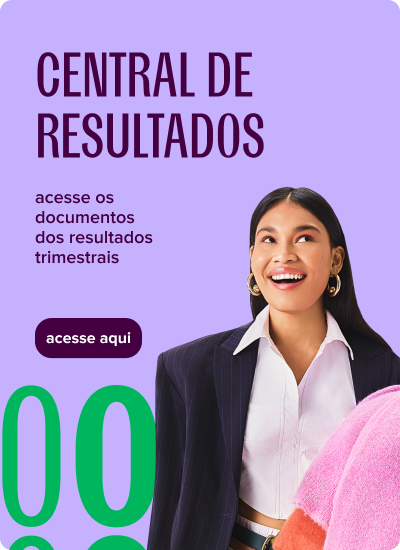 acesse a central de resultados do enjoei