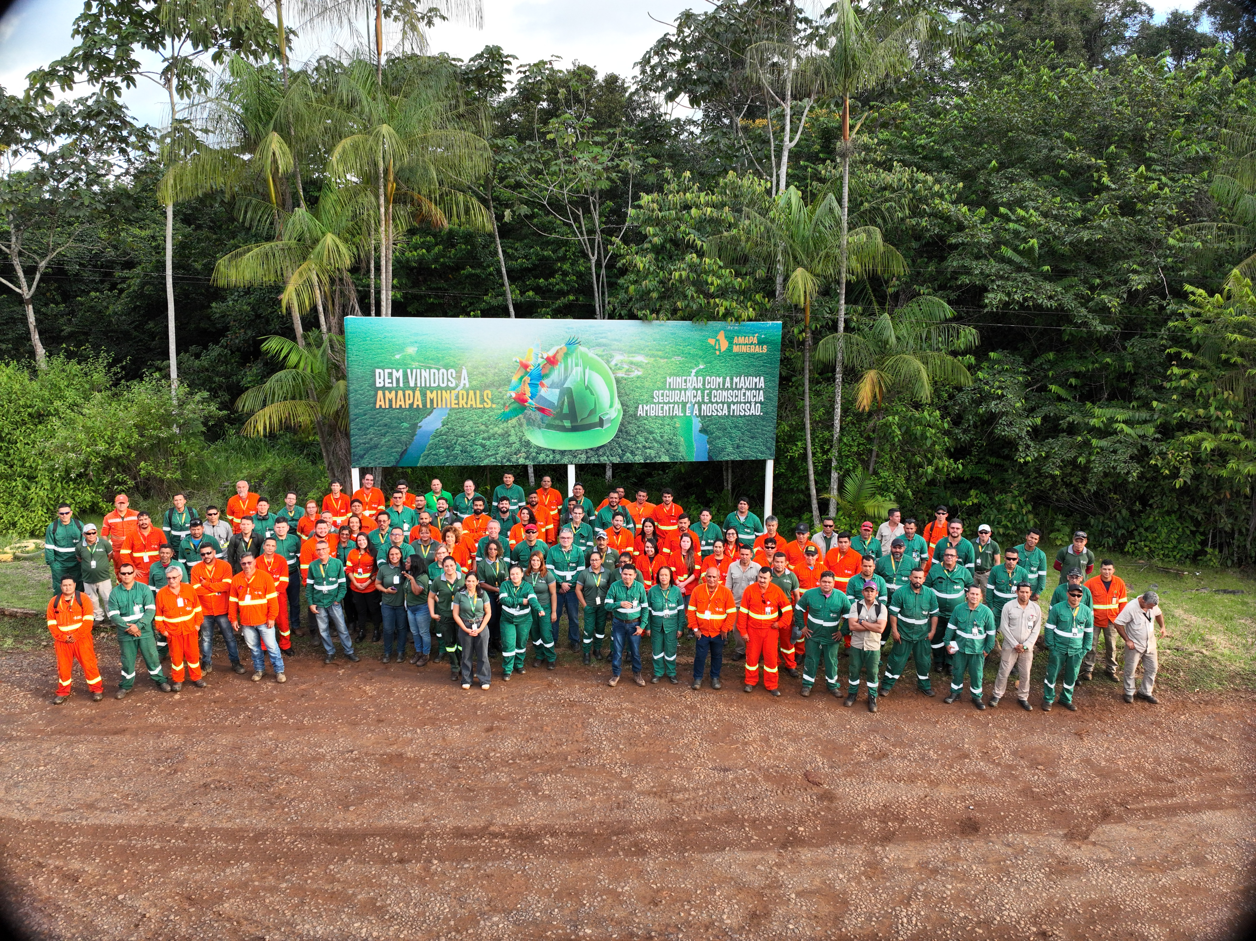 Amapa Minerals team at site